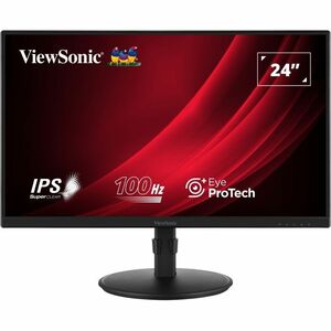ViewSonic 24" Class Full HD LED Monitor - 16:9 - 60.5 cm (23.8") Viewable - SuperClear IPS - LED Backlight - 1920 x 1080 -