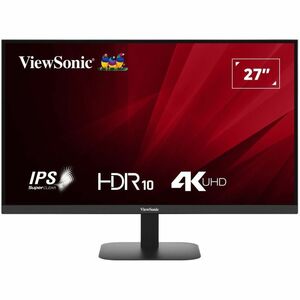 ViewSonic VA2708-4K-HD 27" Class 4K UHD LED Monitor - 16:9 - 68.6 cm (27") Viewable - SuperClear IPS - LED Backlight - 384