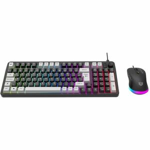 Combo Gamer Balam Rush 2 en 1 Alámbrico Squad Conquest KG515 / Teclado + Mouse / USB 2.0 / Mouse Óptico + 7200 DPI + Tecla