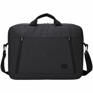 Case Logic Huxton HUXA-215 Carrying Case (Attaché) for 15" Notebook - Black - Polyster Body - Shoulder Strap, Luggage Stra