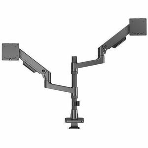 Amer HYDRA Elite HYDRA2HDGB Mounting Arm for Monitor, Display, Curved Screen Display - Black - Landscape/Portrait - 2 Disp
