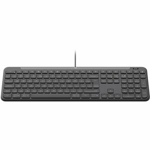 Logitech Signature Slim K620 Keyboard - Cable Connectivity - USB Type C Interface - English (US) - Graphite - Scissors Key