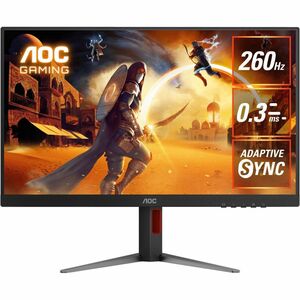 AOC Q27G4Z 27in 260Hz QHD Fast IPS Gaming Monitor Flicker Free Game Mode Low Blue Mode 2560x1440 16:9 0.3ms 80m:1 Samrt Co