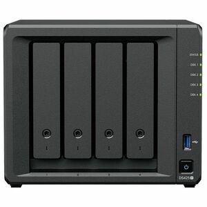 Synology DiskStation DS425+ 4 x Total Bays SAN/NAS Storage System - Intel Celeron J4125 Quad-core (4 Core) 2 GHz - 2 GB RA
