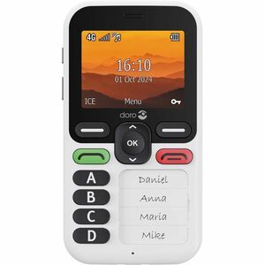 Doro Leva X10 DFB-0580 128 MB Feature Phone - 6,1 cm (2,4 Zoll) 240 x 320 - Cortex A7Single-Core 1 GHz - 64 MB RAM - 4G - 