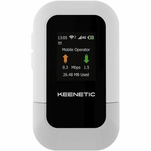 Keenetic Roamer 4G KN-5110 Wi-Fi 6 IEEE 802.11b/g/n/ax Cellular Modem/Wireless Router - 4G - LTE - Single Band - 2.40 GHz 