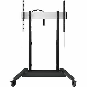 Vogel's RISE RISE 4205 Display Cart - 120 kg Load Capacity - 4 Casters - 100 mm Caster Size - Black - 109.2 cm (43") to 21