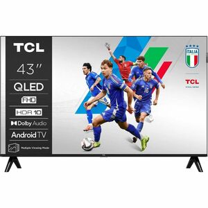 TCL S59K Serie Smart TV QLED FHD 32" 32S59K, Dolby Audio, HDR10, Android TV. Dimensioni diagonale schermo: 81,3 cm (32"), 