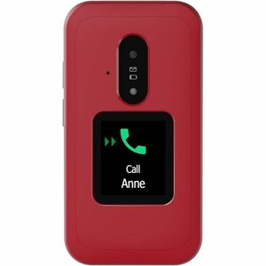 Téléphone portable standard Doro Leva E30 - Écran - Écran Écran pliable flexible - Blanc, Rouge - Flip - Sans SIM