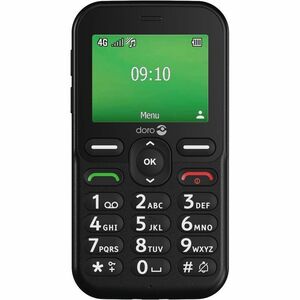 Téléphone portable standard Doro Leva E10 - 4G - Noir - Barre - Sans SIM