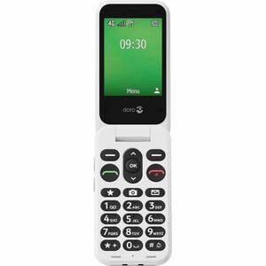 Téléphone portable standard Doro Leva E30 - Écran - Écran Écran pliable flexible - Noir, Blanc - Flip - Sans SIM