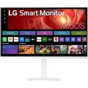 LG 32U720SA-W 32" Class 4K UHD LCD Monitor - 16:9 - White - 81.3 cm (32") Viewable - Vertical Alignment (VA) - 3840 x 2160