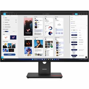 Lenovo ThinkVision T32UD-40 32" Class 4K UHD LED Monitor - 16:9 - Eclipse Black - 80 cm (31.5") Viewable - In-plane Switch