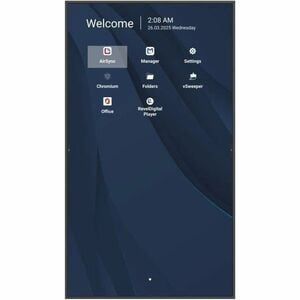ViewSonic CDE8614-2C 2184.40 mm LCD Digital Signage Display - 24 Hours/7 Days Operation - Energy Star - Thin Film Transist