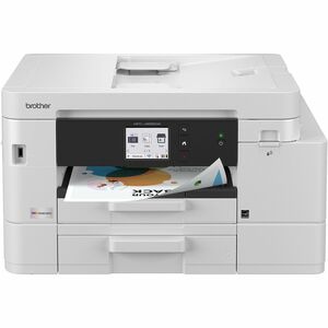 Brother MFC-J4555DW Wired Inkjet Multifunction Printer - Color - Copier/Fax/Printer/Scanner - 4800 x 1200 dpi Print - Ethe