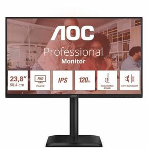 AOC 24E4U 24.0" (61.0 cm) Class Full HD LED Monitor - 16:9 - 23.8" (60.5 cm) Viewable - LED Backlight - 1920 x 1080 - 60 H