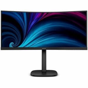 Philips 34B2U3600CH 34 Zoll Klasse Webcam UWQHD Gekrümmter Bildschirm LED-Monitor - 21:9 Format - Schwarz - 86,4 cm (34 Zo