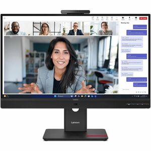 Lenovo ThinkVision T27QD-4v 27" Class Webcam WQHD LED Monitor - 16:9 - Eclipse Black - 68.6 cm (27") Viewable - In-plane S