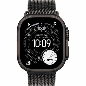 Apple Watch Ultra 3 Smart Watch - 49 mm Case Height - 44 mm Case Width - Black Case Color - Black Band Color - Titanium Ca