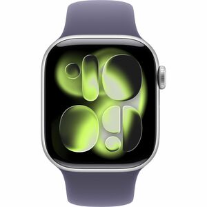Apple Watch Series 11 Smartwatch - 42 mm Case Height - 36 mm Case Width - Silber Case Color - Aluminium Case Material - Gu