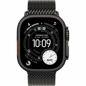 Apple Watch Ultra 3 Smartwatch - 49 mm Case Height - 44 mm Case Width - Schwarz Tasche, Farbe - Schwarz Band Color - Titan