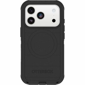 OtterBox Defender Series Pro Carrying Case (Holster) Apple iPhone 17 Pro Smartphone - Black - Bump Resistant, Drop Resista