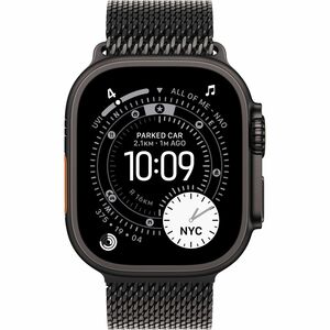 Apple Watch Ultra 3 Smart Watch - 49 mm Case Height - 44 mm Case Width - Black Case Color - Black Band Color - Titanium Ca