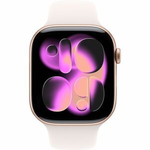 Apple Watch Series 11 Smart Watch - 42 mm Case Height - 36 mm Case Width - Rose Gold Case Color - Light Blush Band Color -