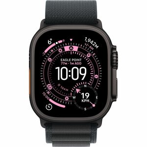 Apple Watch Ultra 3 Smart Watch - 49 mm Case Height - 44 mm Case Width - Black Case Color - Black Band Color - Titanium Ca