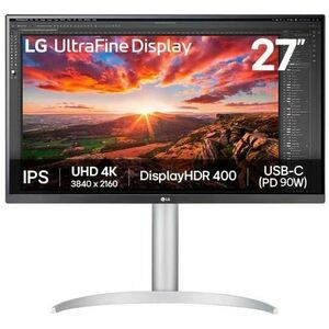 LG UltraFine 27UP850K-W 27" (68.6 cm) Class 4K UHD LCD Monitor - 16:9 - White - 27" (68.6 cm) Viewable - In-plane Switchin