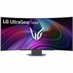 LG UltraGear 45GX90SA-B 45" (114.3 cm) Class UW-QHD Curved Screen Gaming OLED Monitor - 21:9 - Black - 44.5" (113 cm) View