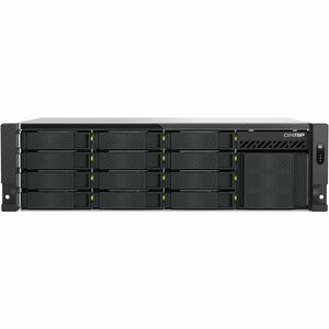 QNAP TS-H1655XEU-RP-8G 16 x Total Bays SAN/NAS Storage System - 4 GB Flash Memory Capacity - Intel Atom C5125 Octa-core (8