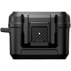 Spigen Lock Fit Carrying Case Apple AirPods Pro 3 - Matte Black - Drop Resistant - Thermoplastic Polyurethane (TPU) Exteri