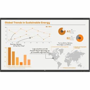 LG CreateBoard Pro 75TR3PN-B Collaboration Display - 75" LCD - ARM Cortex A76 + A55 - 8 GB - Touchscreen - 16:9 Aspect Rat
