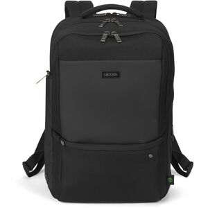 Dicota FIVE Carrying Case (Backpack) for 35.6 cm (14") to 40.6 cm (16") Notebook - Black - RFID Resistant - 900D Polyethyl