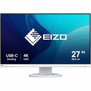EIZO FlexScan EV2740S-WT 27" Class 4K UHD LED Monitor - 16:9 - White - 68.6 cm (27") Viewable - In-plane Switching (IPS) T