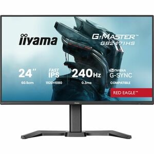 Moniteur de jeu LCD iiyama G-MASTER Red Eagle GB2471HS-B1 24" Class Full HD - 16:9 - Noir mat - 60,5 cm (23,8") Viewable -