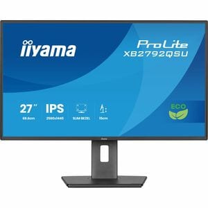 iiyama ProLite XB2792QSU-B1 27 Zoll Klasse WQHD LED-Monitor - 16:9 Format - Mattschwarz - 68,6 cm (27 Zoll) Viewable - IPS