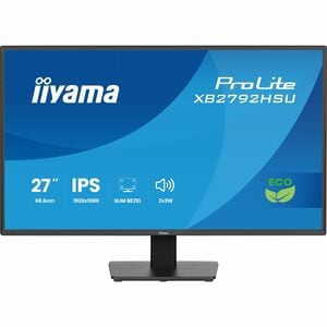iiyama ProLite X2792QSU-B1 27 Zoll Klasse WQHD LED-Monitor - 16:9 Format - Mattschwarz - 68,6 cm (27 Zoll) Viewable - IPS-