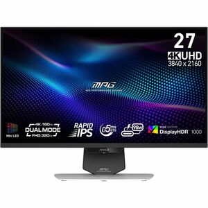 MSI MPG 274URDFW E16M 27" Class 4K UHD Gaming Mini LED Monitor - 16:9 - 27" Viewable - Rapid IPS - Mini LED Backlight - 38
