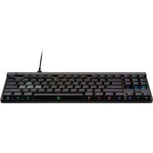 Logitech G G515 RAPID TKL 游戏键盘 - 无数字小键盘 - 电缆 连接 - A 型 USB 接口 - RGB LED - 英文（美国） - QWERTY 布局 - 黑 - 磁力 按键开关 - Windows 10, Wi