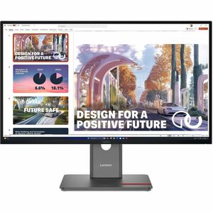 Lenovo ThinkVision P27QD-40 27" Class WQHD LED Monitor - 16:9 - Raven Black - 27" Viewable - In-plane Switching (IPS) Tech