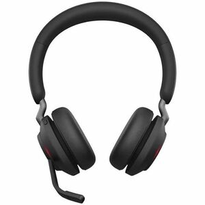Jabra Evolve2 65 Headset - Microsoft Teams Certification - Stereo - Wireless - Bluetooth - 98.4 ft - 20 Hz to 20 kHz - Ove
