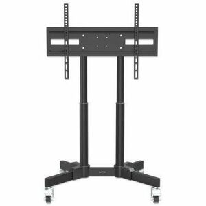 Soporte compacto tipo carro para pantallas de 23" a 70" con inclinación de 45°, Soporta una pantalla de 23" a 70" hasta 40