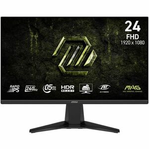 MSI MAG 245F X24 24" Class Full HD Gaming LCD Monitor - 16:9 - 23.8" Viewable - Rapid IPS - 1920 x 1080 - 1.07 Billion Col