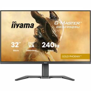 iiyama Gold Phoenix G-MASTER GB3295QSU-B1 32 Zoll Klasse WQHD Gaming-LED-Monitor - 16:9 Format - Mattschwarz - 80 cm (31,5