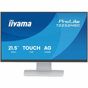 iiyama ProLite T2252MSC-W2AG 22 Zoll Klasse LCD-Touchscreen-Monitor - 16:9 Format - 5 ms Reaktionszeit - 54,6 cm (21,5 Zol
