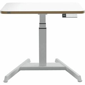 Leitz ERGO Sit-stand Desk - Height Adjustable - 600 mm Table Top Width x 800 mm Table Top Depth - 1300 mm Height - Home Of