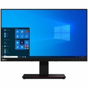 Lenovo ThinkVision T24t-20 24" Class LED Touchscreen Monitor - 16:9 - 4 ms - 60.5 cm (23.8") Viewable - Capacitive - 10 Po