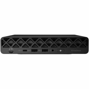 HP EliteDesk 8 G1i Desktop Computer - Intel Core Ultra 5 235T - 16 GB - 256 GB PCI Express NVMe SSD - Mini PC - Black - In